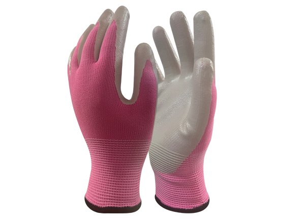 Nitrile coated Children's outdoor protective gloves