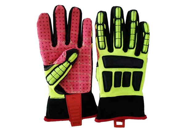 Impact Resistant TPR Protection Anti Abrasion Heavy Work Use Safety Gloves