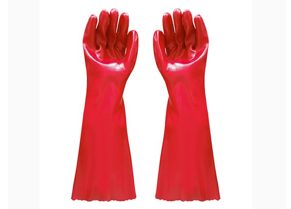 PVC dipped gloves  industrial operation oil - proof clean room chemical - proof gloves