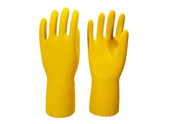  Latex flocked chemical industry gloves