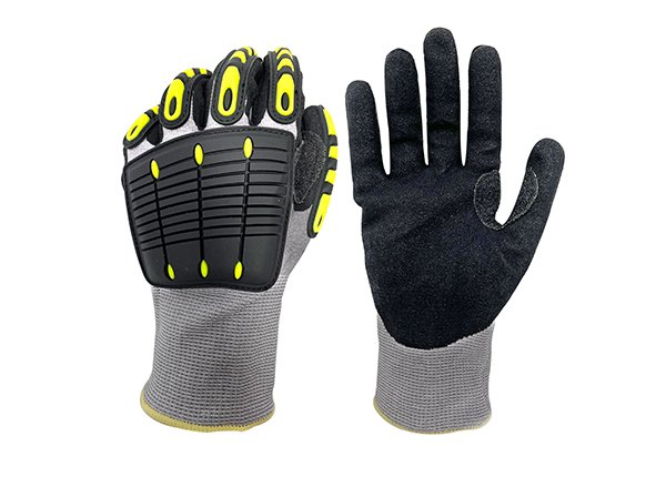 18 gauge nylon / HPPE with glass fiber liner impact resistant gloves