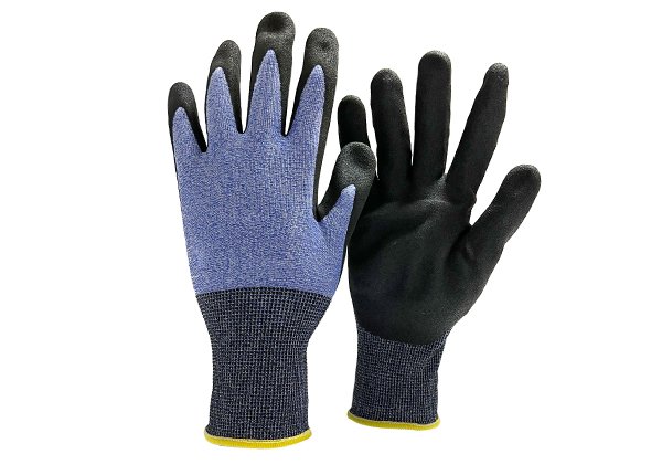21gauge nylon/spandex sandy nitrile coated gloves