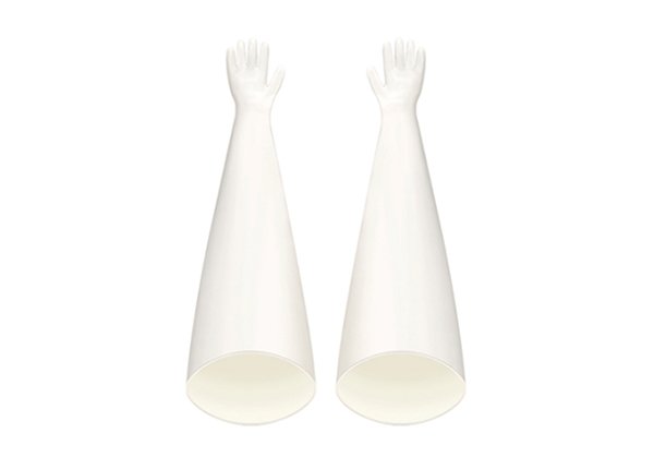 Glove box gloves-CSM rubber gloves