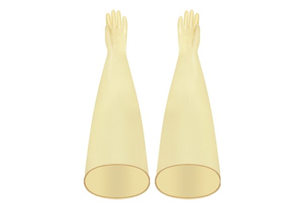 Glove box gloves-Natural latex gloves